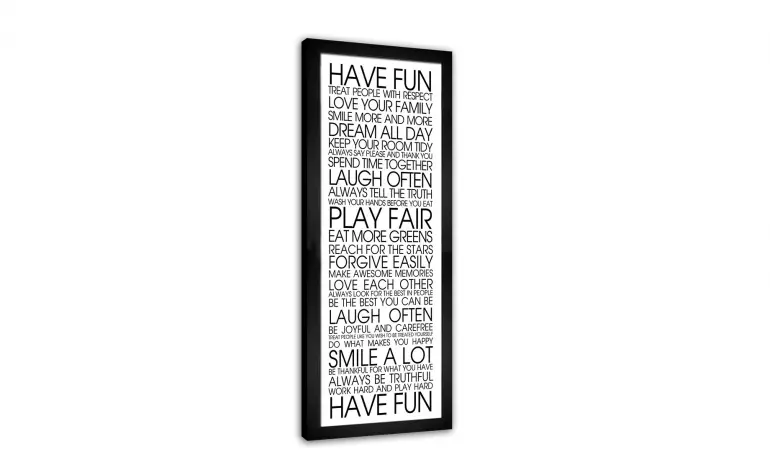 Dekoracyjny napis Have fun H68 cm,3