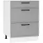 Szafka Kuchenna Emily D60S/3 Dast Grey