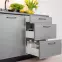 Szafka Kuchenna Emily D60S/3 Dast Grey,5