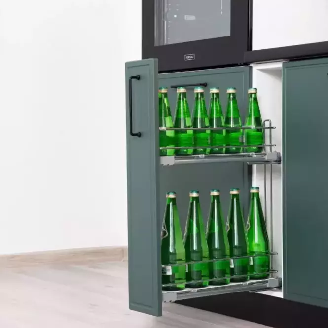 Szafka Kuchenna Emily D60PK MV 2133 PL zielona mat