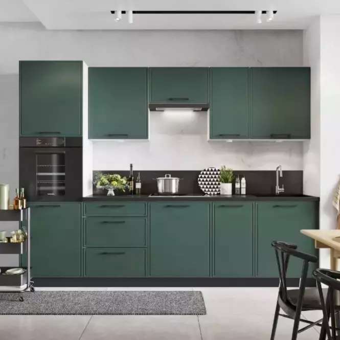 Szafka Kuchenna Emily D60PK MV 2133 PL zielona mat