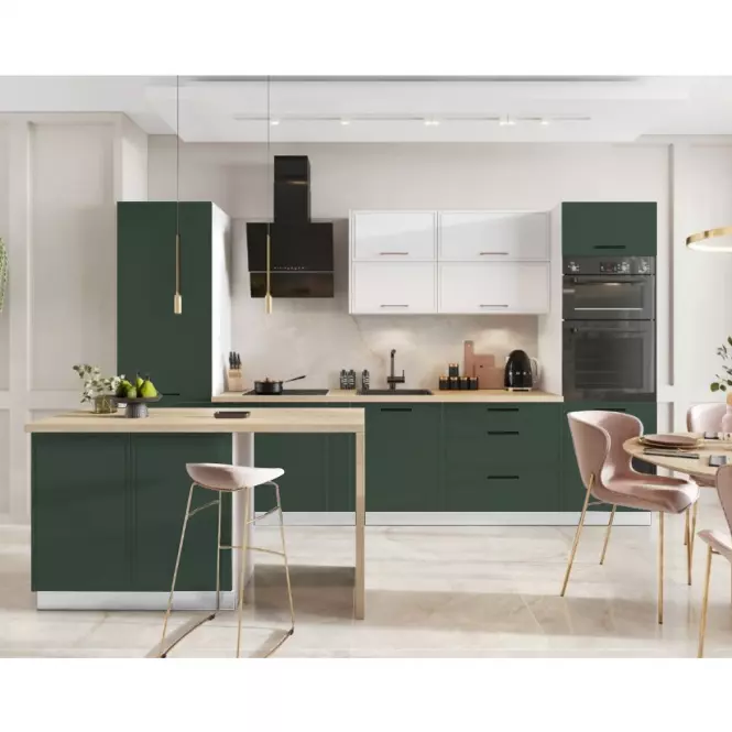 Szafka Kuchenna Emily D60PK MV 2133 PL zielona mat