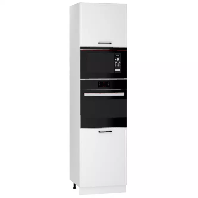 Szafka Kuchenna Emily D60PK MV 2133 PL biały groszek mat