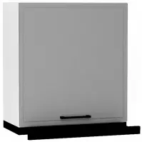 Szafka kuchenna Emily W60/68 Slim Pl S z czarnym okapem Dast Grey