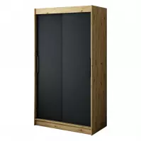 Szafa Halifax T 120 Dąb Artisan/Czarny Szafa Halifax T 120 Dąb Artisan/Czarny