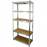 Regał Magazynowy Metalowy STABIL175 II ocynkowany 180x90x40cm – 5 półek/175kg