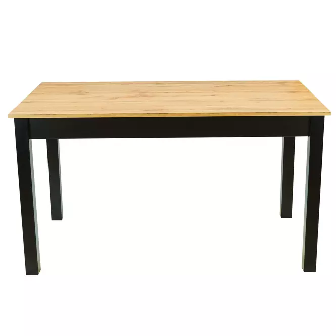 Stół rozkładany St30 Jarek 140/180x80cm Dąb Wotan Nogi Czarne