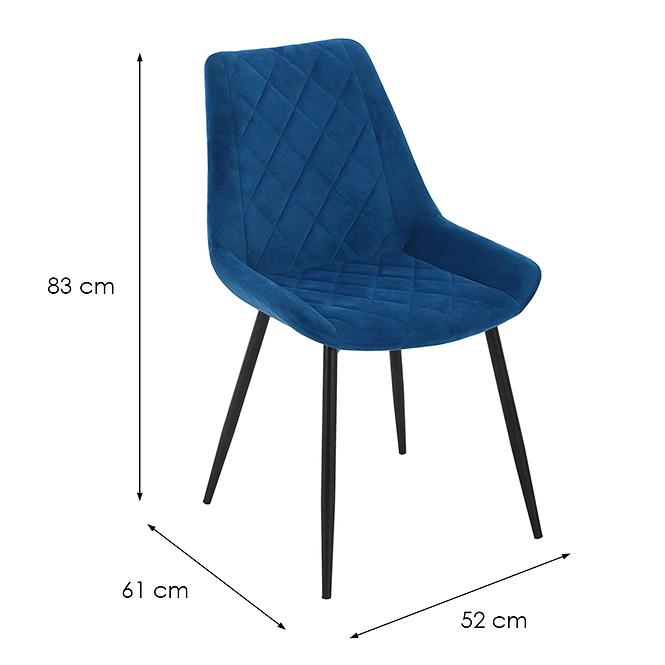 Krzesło Vancouver 80097B-A Dark Blue