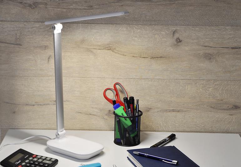 Lampa biurkowa  SM-850W WHITE LB1