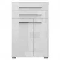 Komoda 2d2s Piano lakierowana Cpl22 Biały Połysk