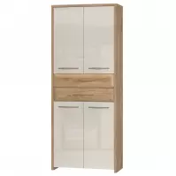 Szafa 4d2s Gala V42 lakierowana Pacific Walnut/Beige