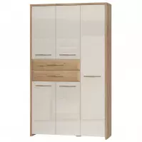 Szafa 5d2s Gala V52 lakierowana Pacific Walnut/Beige