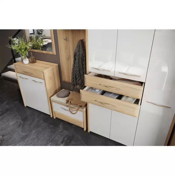 Szafa 5d2s Gala V52 lakierowana Pacific Walnut/Beige,5