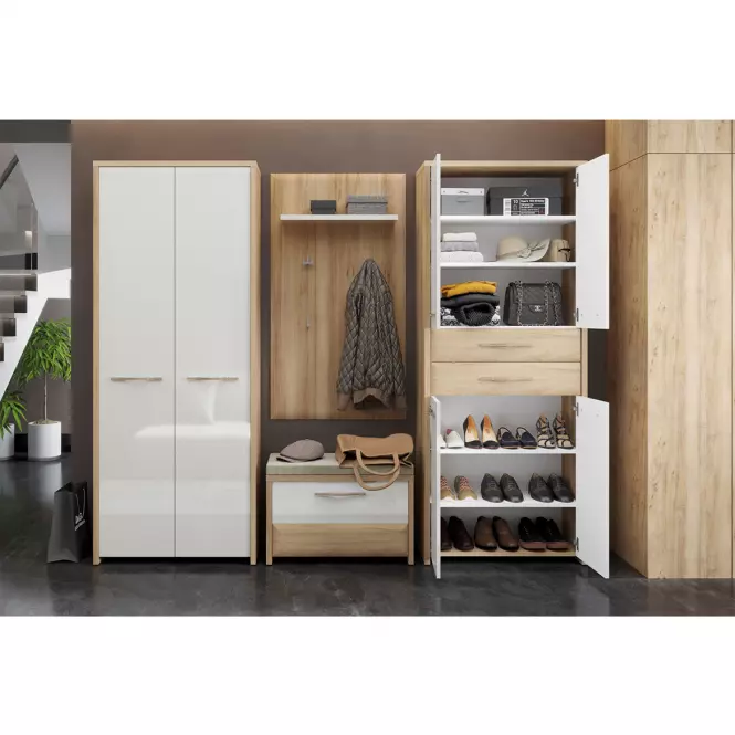 Szafa 5d2s Gala V52 lakierowana Pacific Walnut/Beige,7