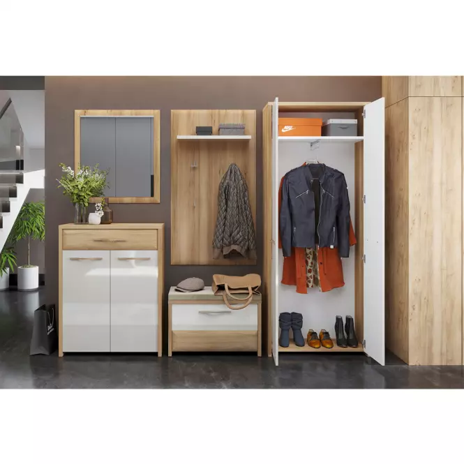 Szafa 5d2s Gala V52 lakierowana Pacific Walnut/Beige,8