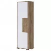 Szafa 1d Stela V1 lakierowana Tobacco Oak/Crystal White