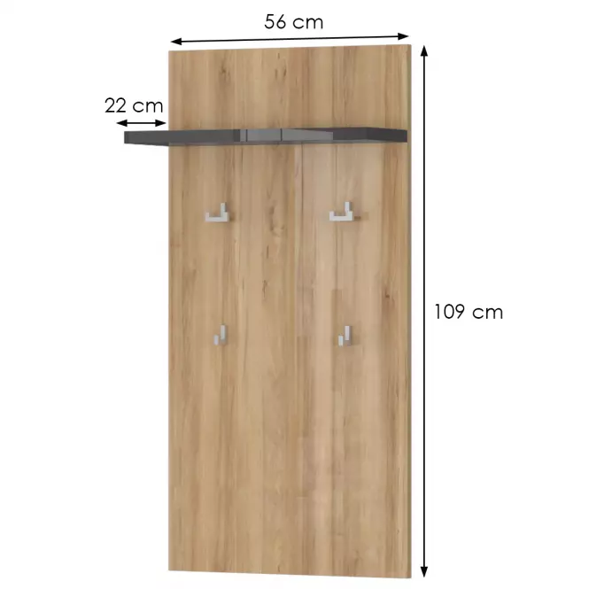 Wieszak Onyx Clk Pacific Walnut/Anthracite