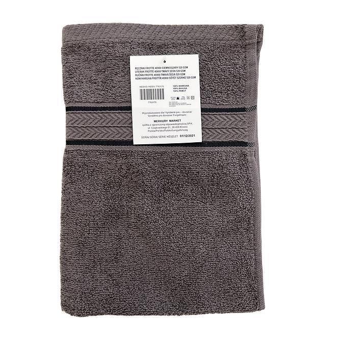 Ręcznik frotte 40x60 ciemnoszary