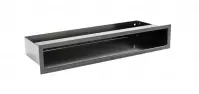 Luft prosty 40cm x 6cm czarny