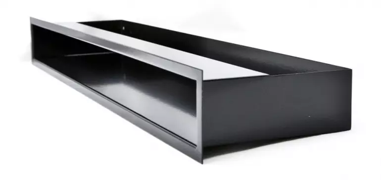 Luft prosty 60cm x 6cm czarny