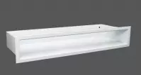 Luft prosty 40cm x 6cm biały