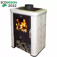 Piec stalowo-kaflowy Picobello II drab 6kw