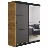 Szafa Retro 138 2L craft / front grafit