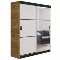 Szafa Retro 138 3L craft / front biały