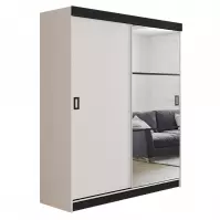 Szafa Retro 138 5L biała / front biały