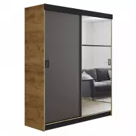 Szafa Retro 138 5L craft / front grafit