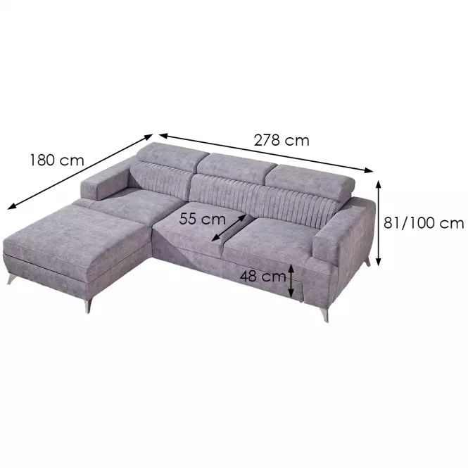 Narożnik Primo L Zoya 10 Sz,2