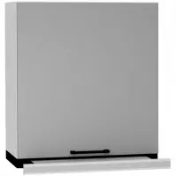 Szafka kuchenna Max W60/68 Slim Pl ze srebrnym okapem Granit