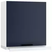 Szafka kuchenna Max W60/68 Slim Pl ze srebrnym okapem granat