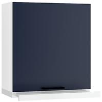 Szafka kuchenna Max W60/68 Slim Pl ze srebrnym okapem granat