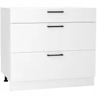 Szafka kuchenna Max D90pc S/3 biały