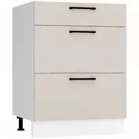 Szafka kuchenna Max D60s/3 jasno beżowy