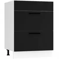 Szafka kuchenna Max D60pc S/2 Zasl czarny