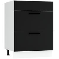 Szafka kuchenna Max D60pc S/2 Zasl czarny