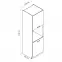 Szafka kuchenna Max D60pk 2133 Pl granat,2