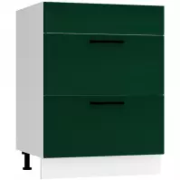 Szafka kuchenna Max D60pc S/2 Zasl butelkowa zieleń