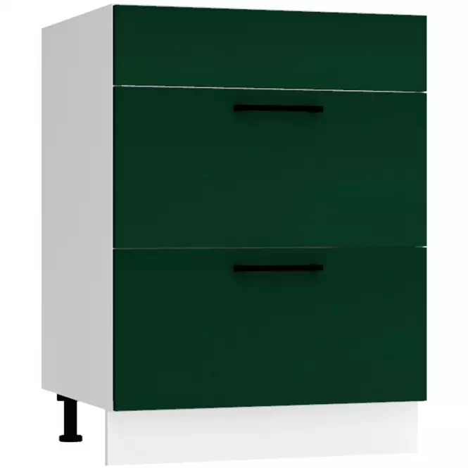 Szafka kuchenna Max D60pc S/2 Zasl butelkowa zieleń