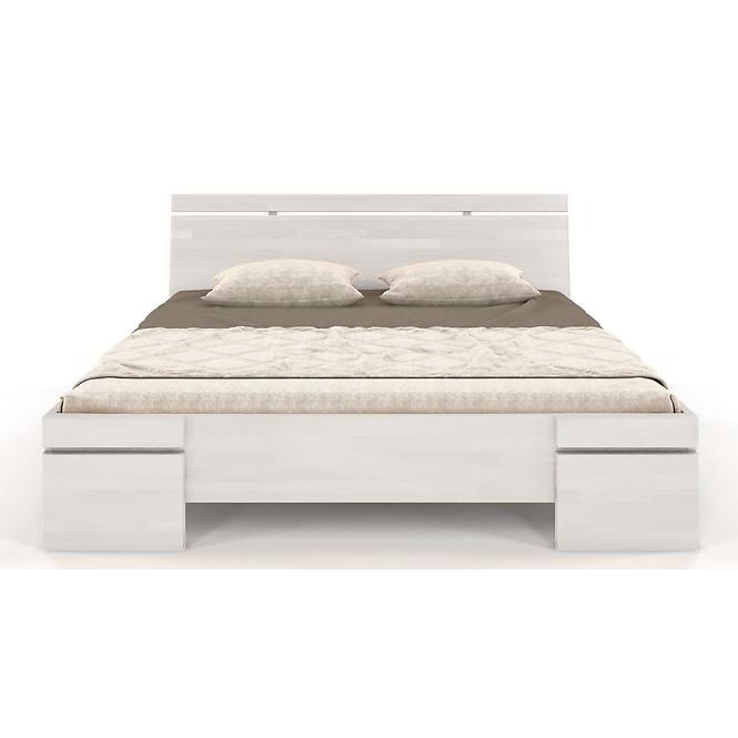 Łóżko bukowe Skandica Sparta maxi 140X200 cm. biały