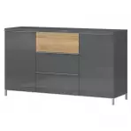 Komoda 2d3s Onyx k23/on lakierowana pacific walnut/anthracit