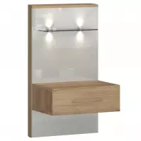 Szafka nocna Gala ns1-l/gl lewa pacific walnut/beige