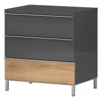Szafka nocna Onyx ns3/on pacific walnut/anthracit