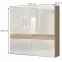 Szafa 2d Gala pk231/gl lakierowana pacific walnut/beige,2