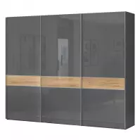 Szafa 3d Onyx pk281/on lakierowana pacific walnut/anthracit