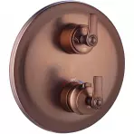 Bateria termostatyczna natryskowo-wannowa podtynkowa 3-wyj. Armance AM5238/6ORB miedź antyczna