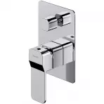 Bateria natryskowo-wannowa podtynkowa Slide SL7735CR chrom