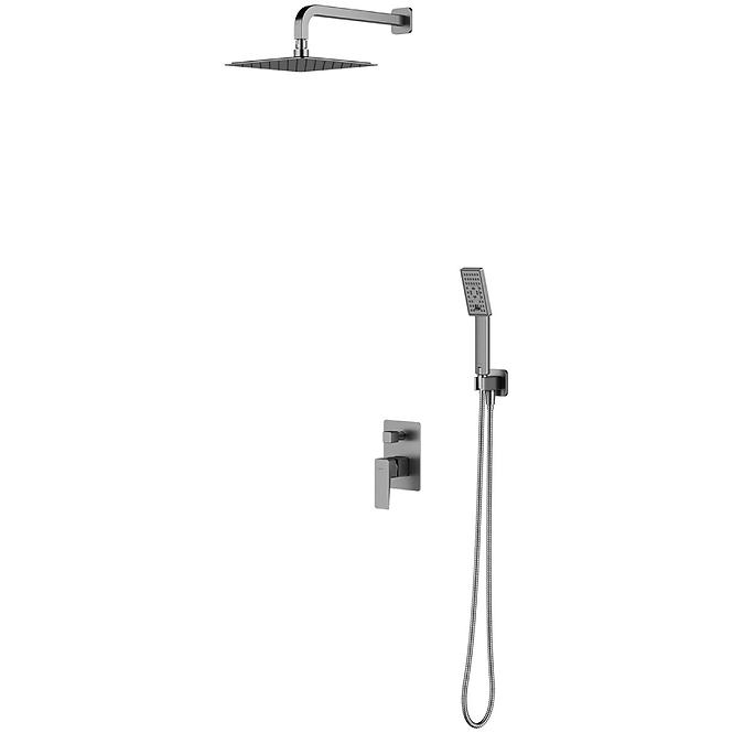 System prysznicowy podtynkowy Parma nikiel